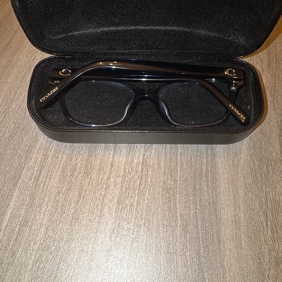Coach Black Eyeglasses with Case - Picture 8 of 12